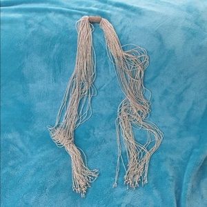 Silver-glass Necklace